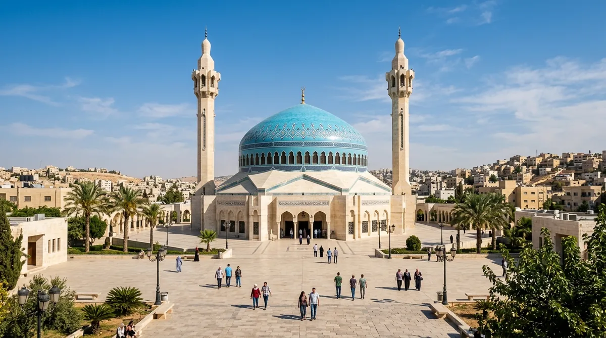 King abdullah mosque amman jordan