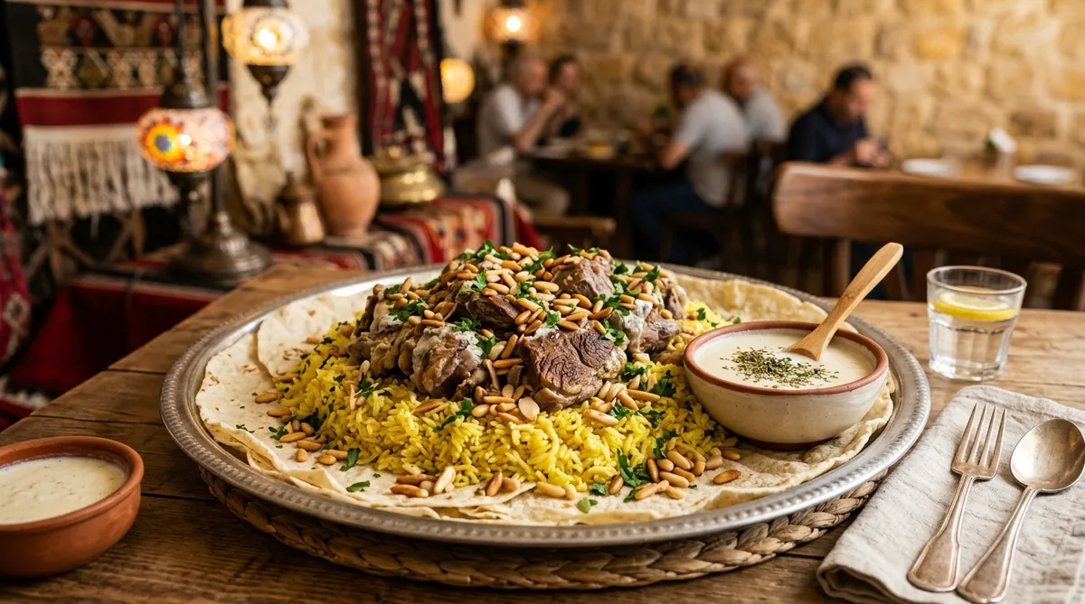 Mansaf jordanian national dish