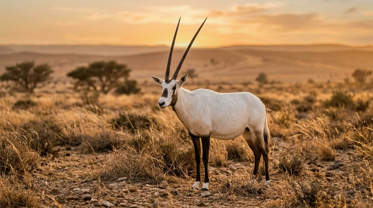 Shaumari wildlife arabian oryx jordan